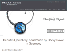 Tablet Screenshot of beckyrowejewellery.com